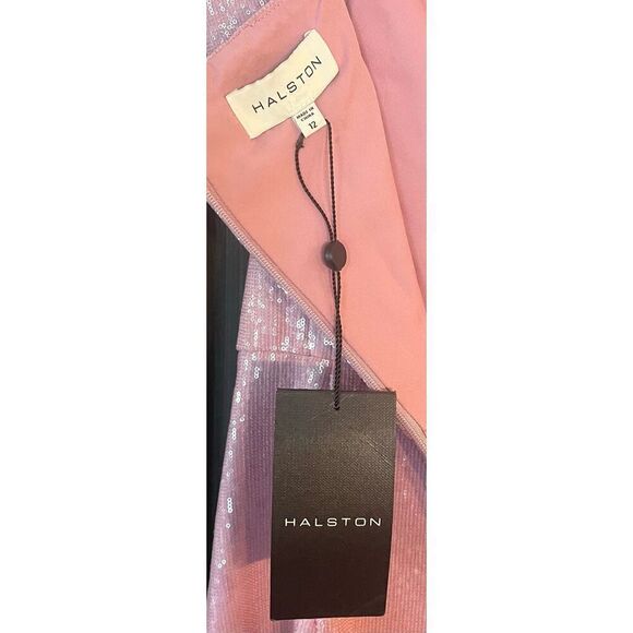 Halston ALANIA GOWN IN STRETCH SEQUIN - Picture 6 of 7